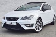 SEAT LEON ECOTSI FR TECHNOLOGY DSG WITH PANORAMIC SUNROOF AND REVERSE CAMERA finance