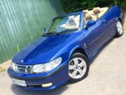 SAAB 9-3 SE 16V TURBO CONVERTIBLE ONLY 69,568 MILES FSH LEATHER 2OWNERS IMPECCABLE CONDITION finance